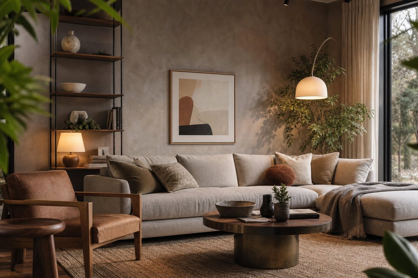 Styled modern interior